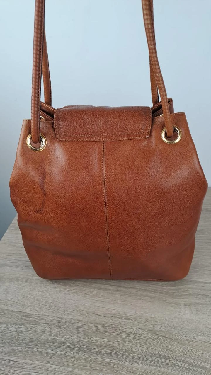 Emmer tas / Martal / Vintage / Camel / Dames / Nerfleder / SVB192 – photo 3